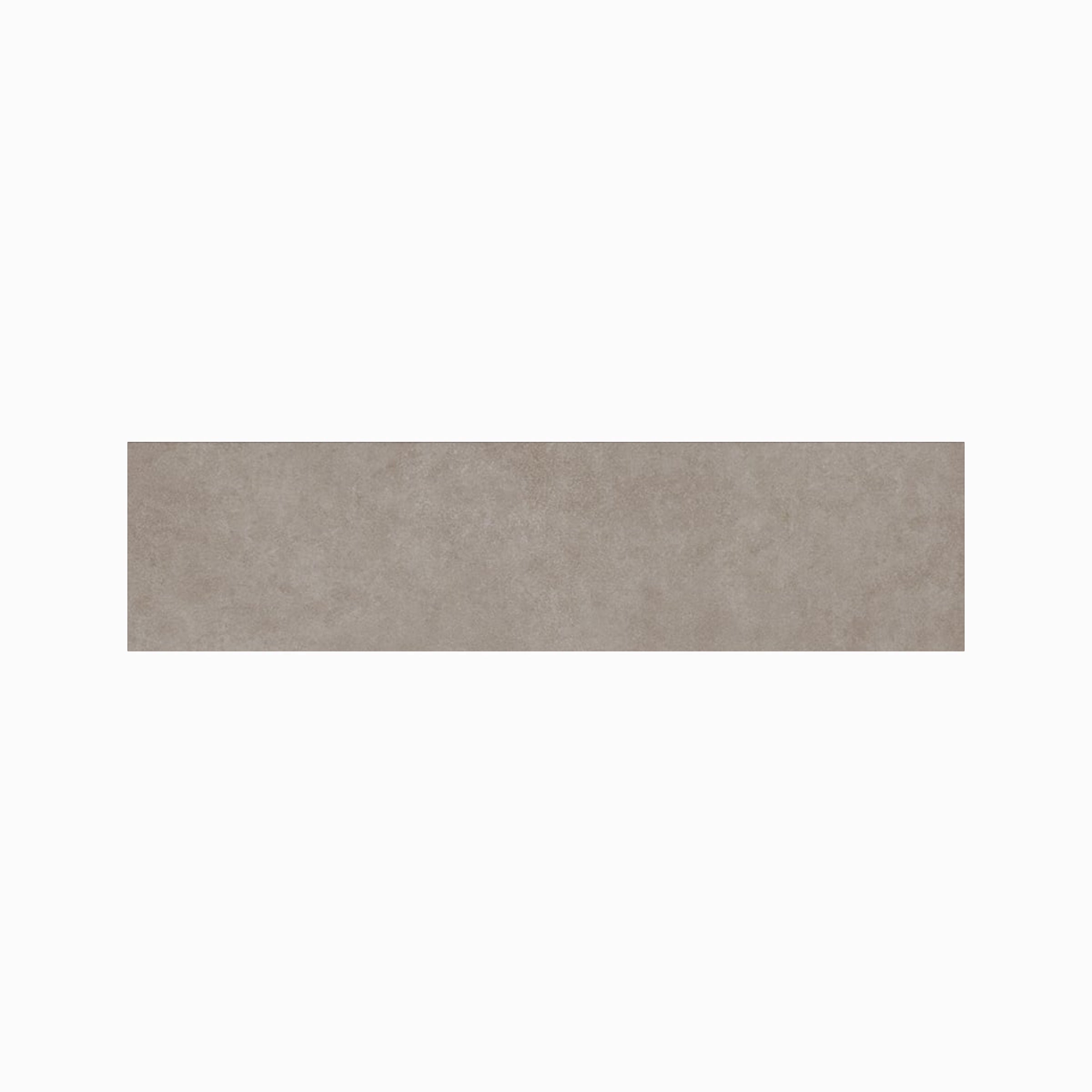 Plaster 2.0 3x12 Matte Porcelain Bullnose Tile in Tortora
