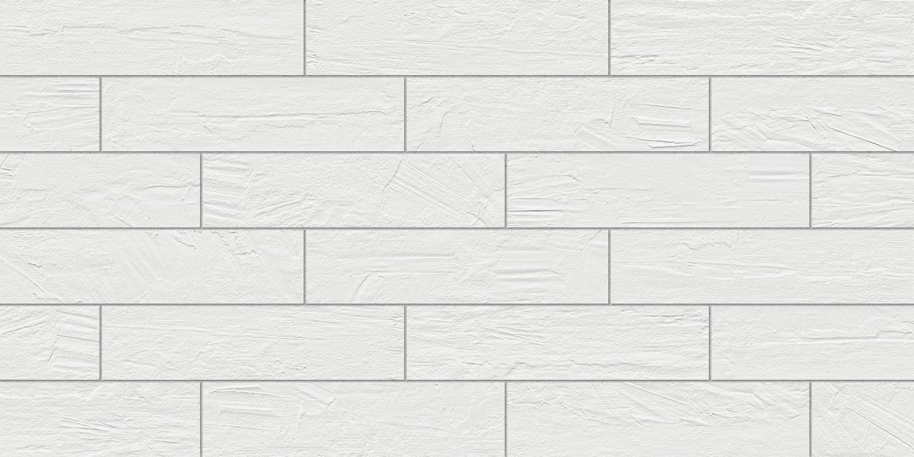Plaster 2.0 6x24 Matte Porcelain Tile in Venetian Crystal White
