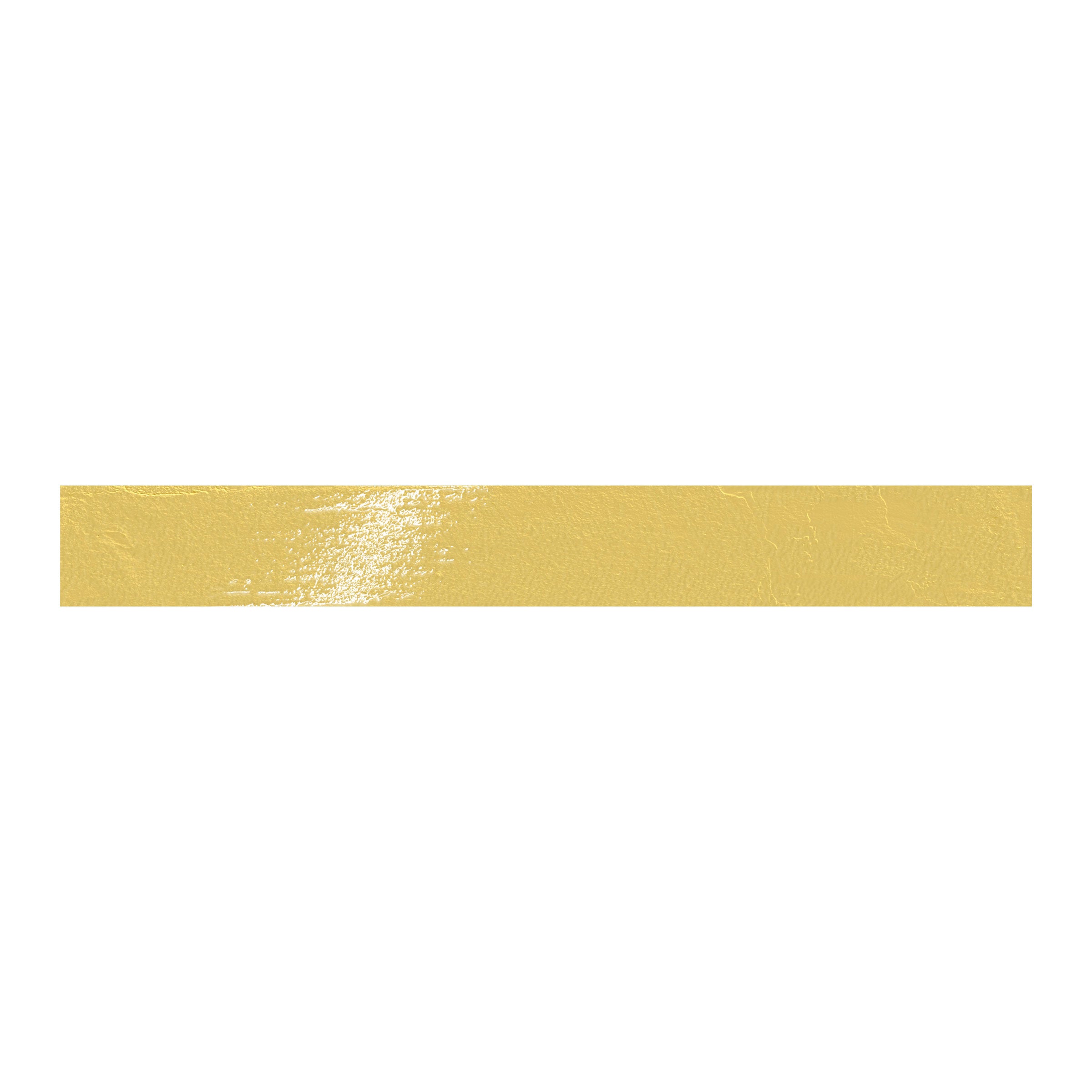 Playful 3x24 Glossy Porcelain Tile in Gold