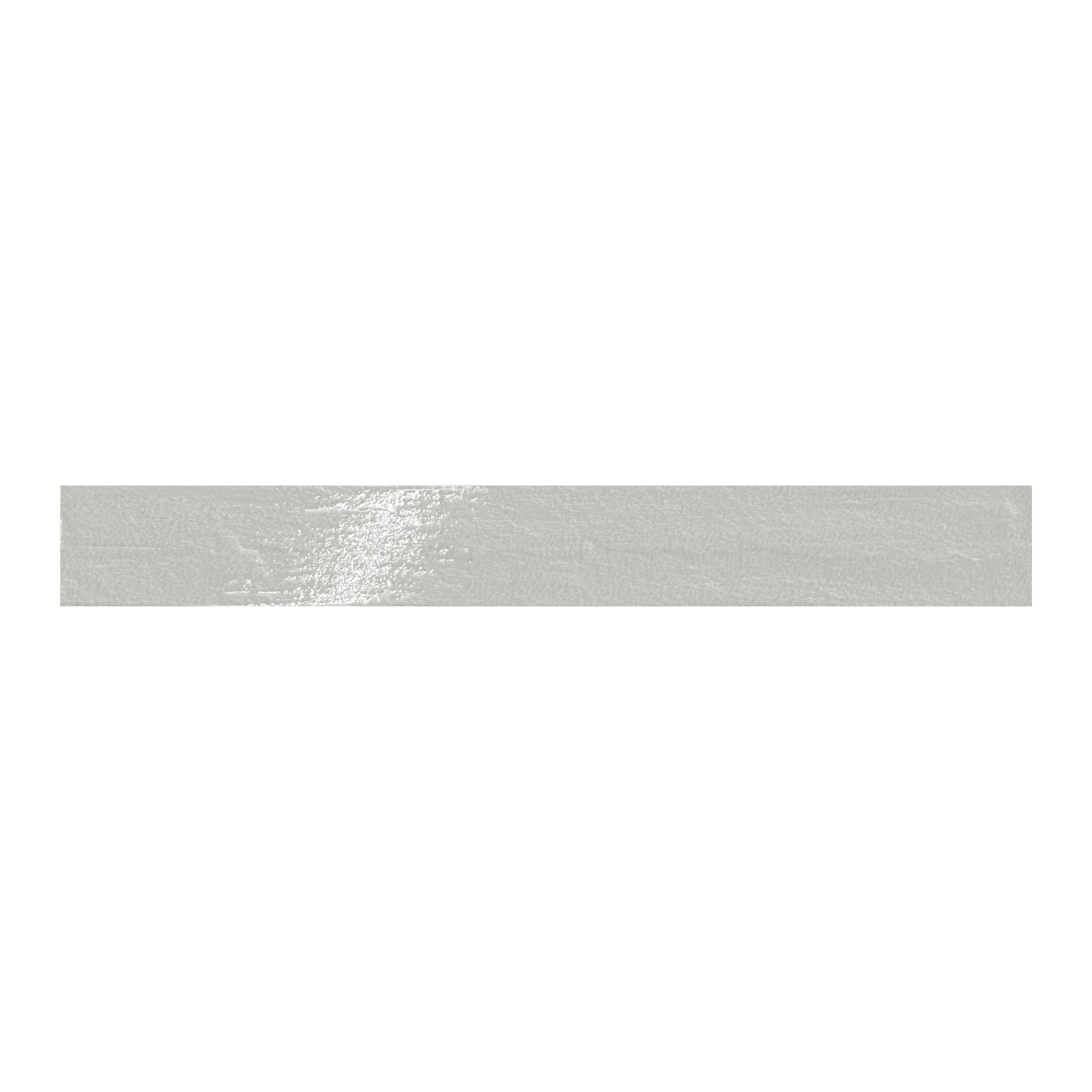 Playful 3x24 Glossy Porcelain Tile in Gray