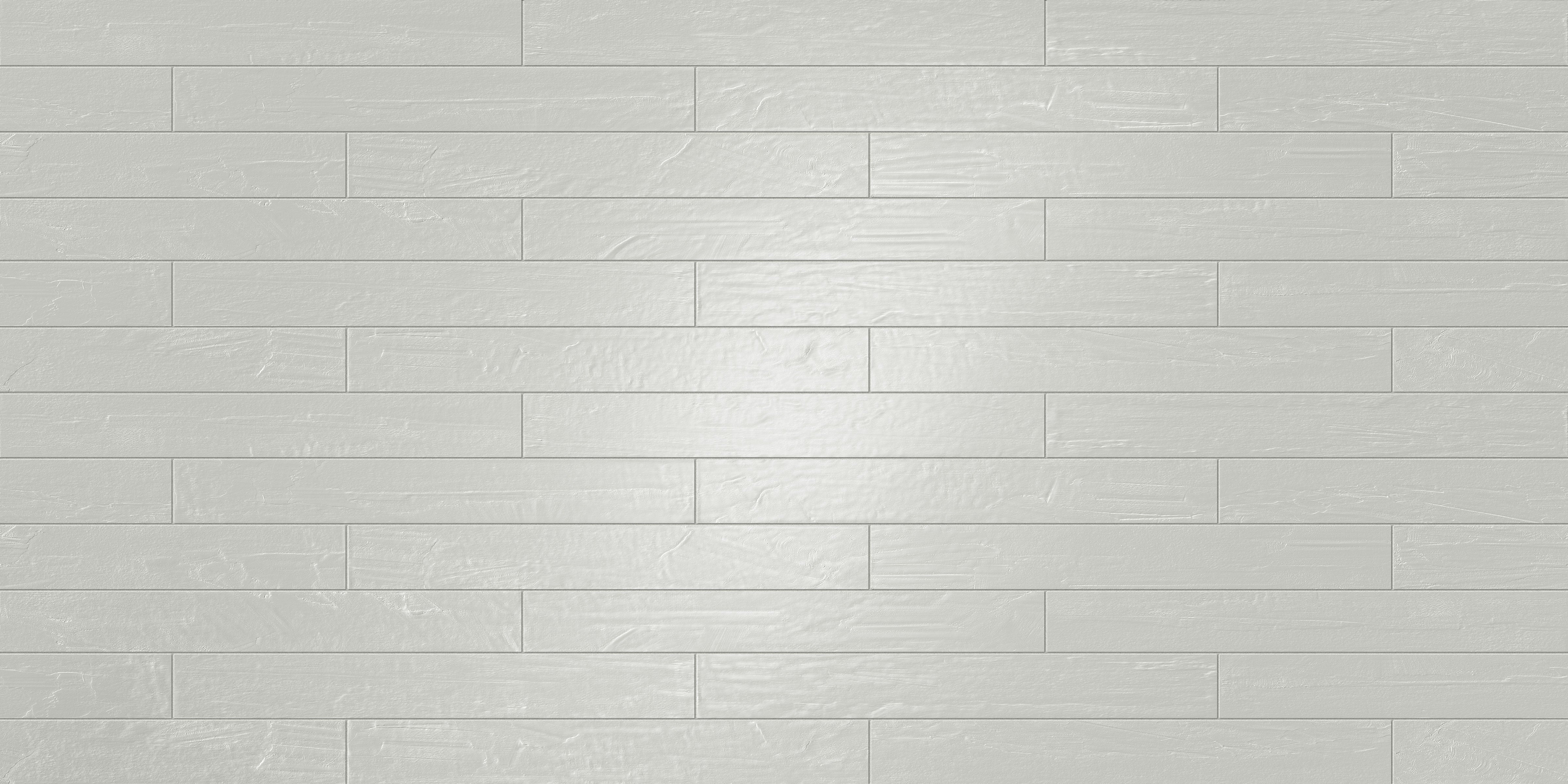 Playful 3x24 Glossy Porcelain Tile in Gray