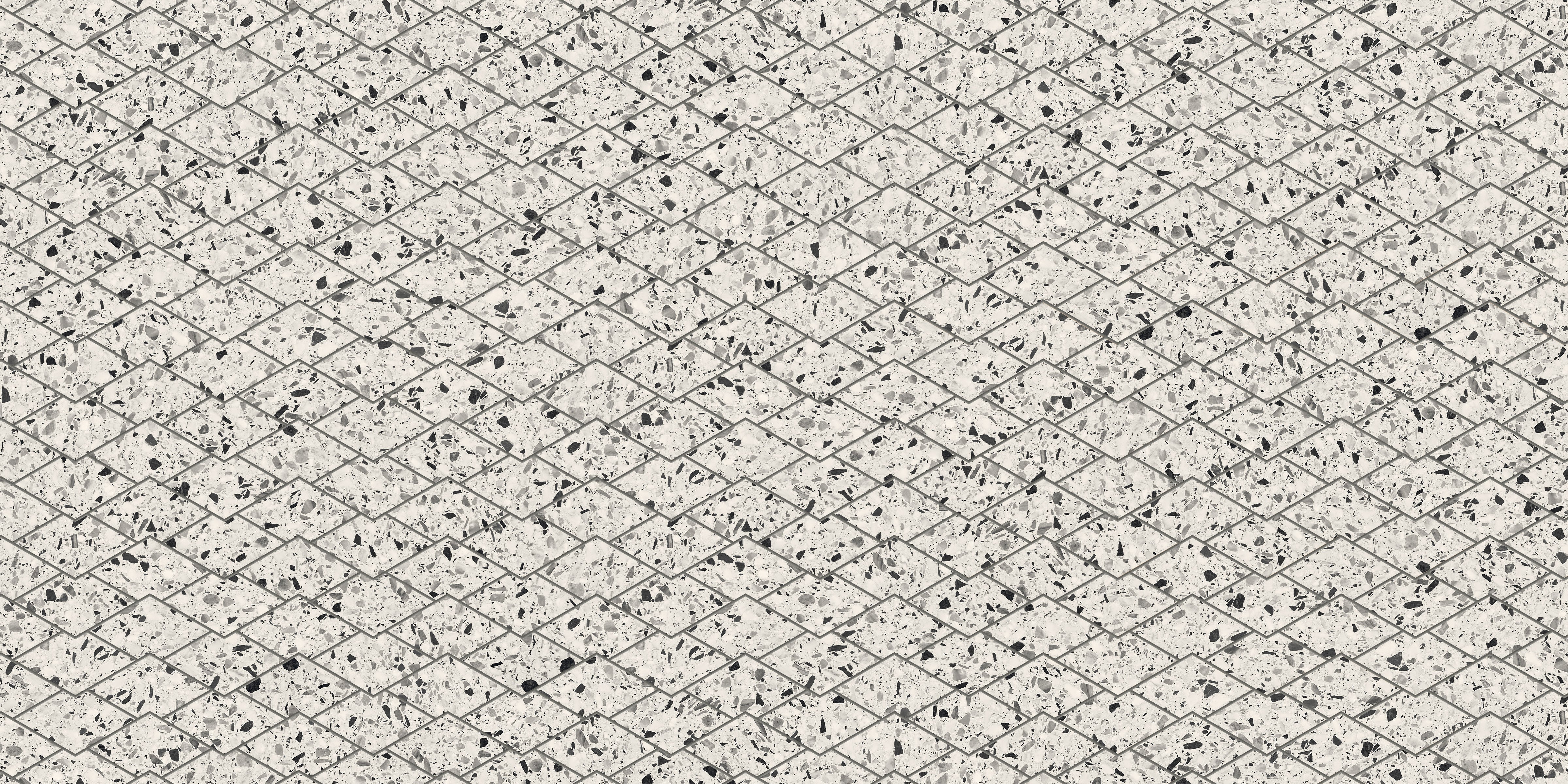 Terrazzo Allure™ 10.5x17 Matte Diamond Deco Porcelain Tile in Dalmatian