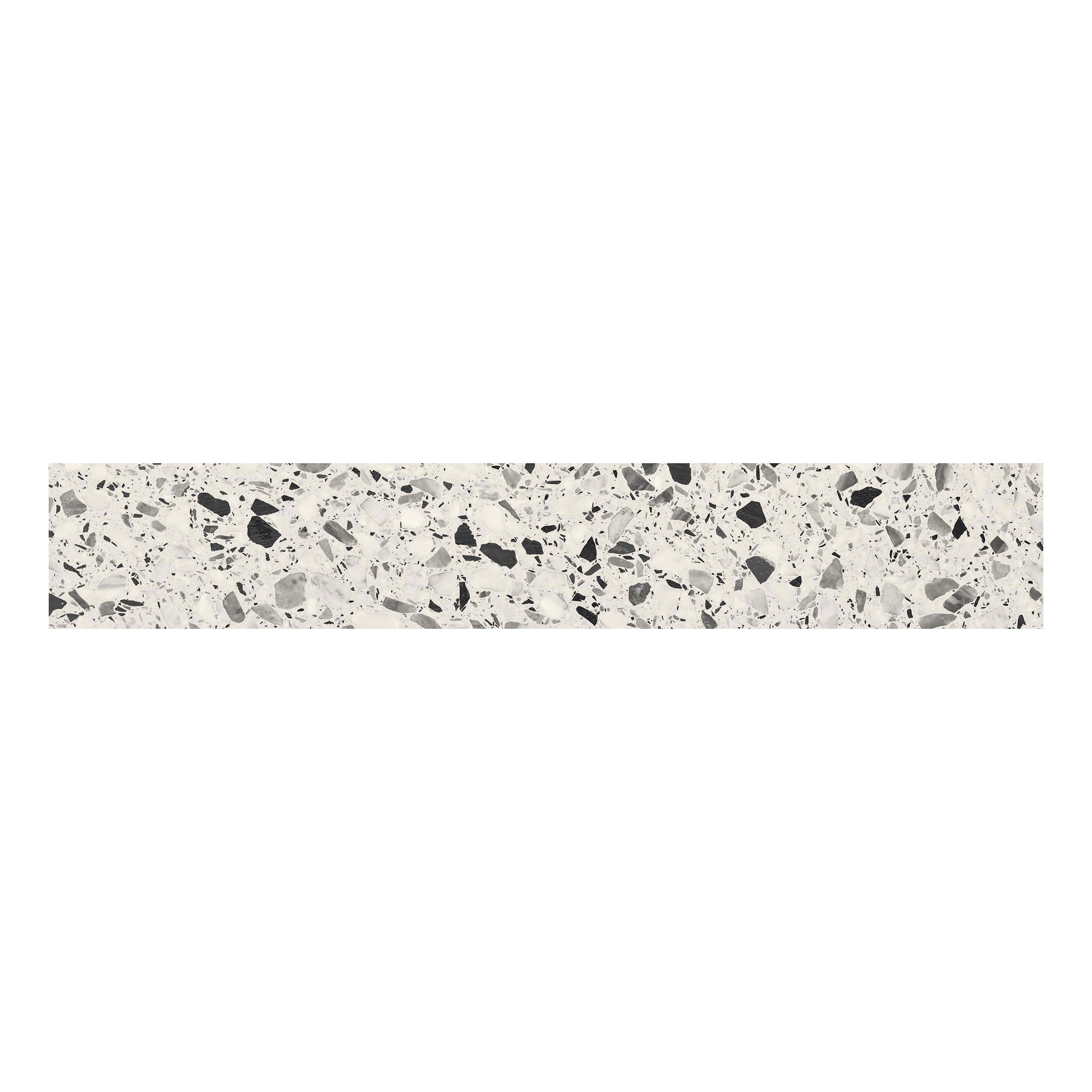 Terrazzo Allure™ 4x24 Matte Porcelain Tile in Dalmatian