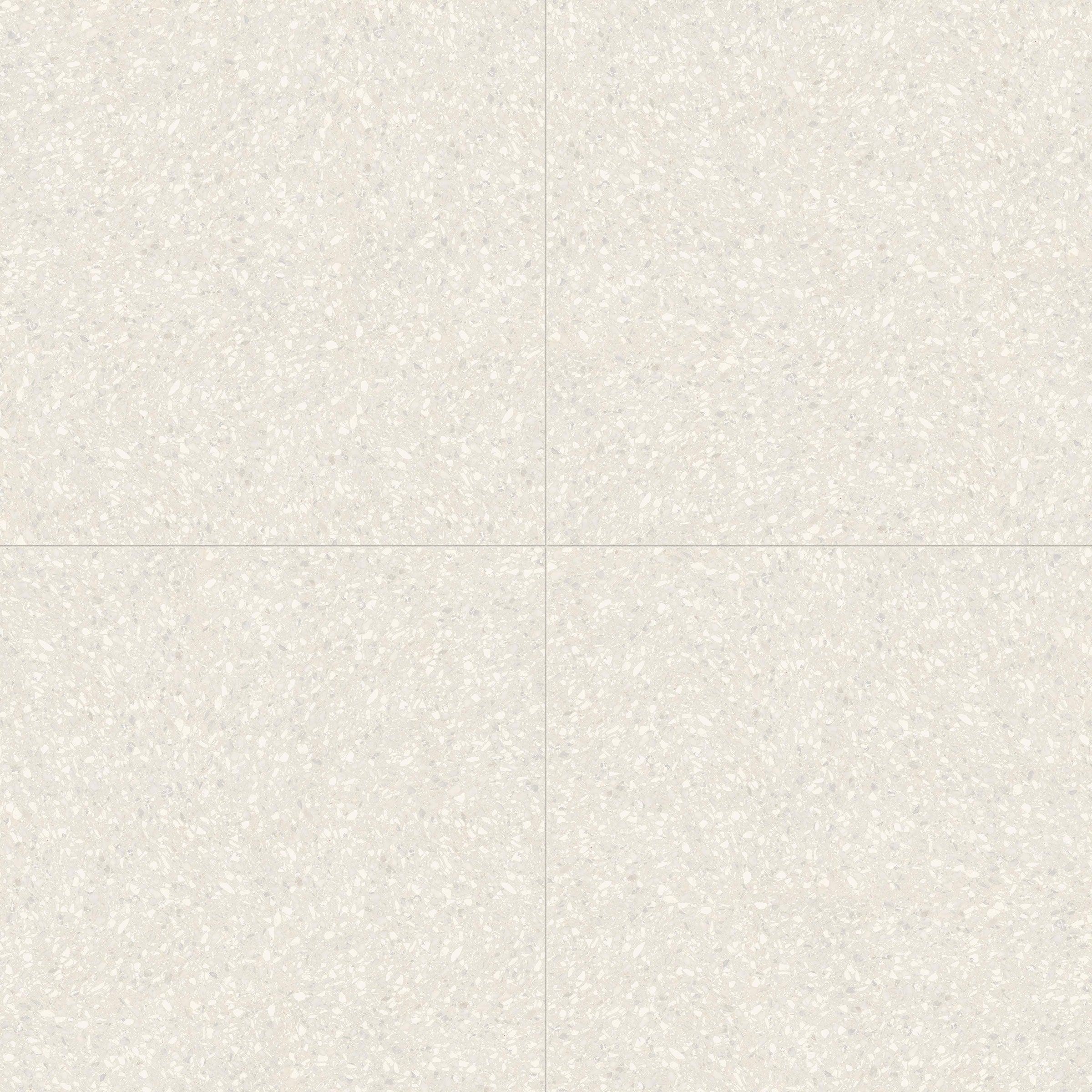 Terrazzo Allure™ 48x48 Matte Porcelain Tile in Eggshell