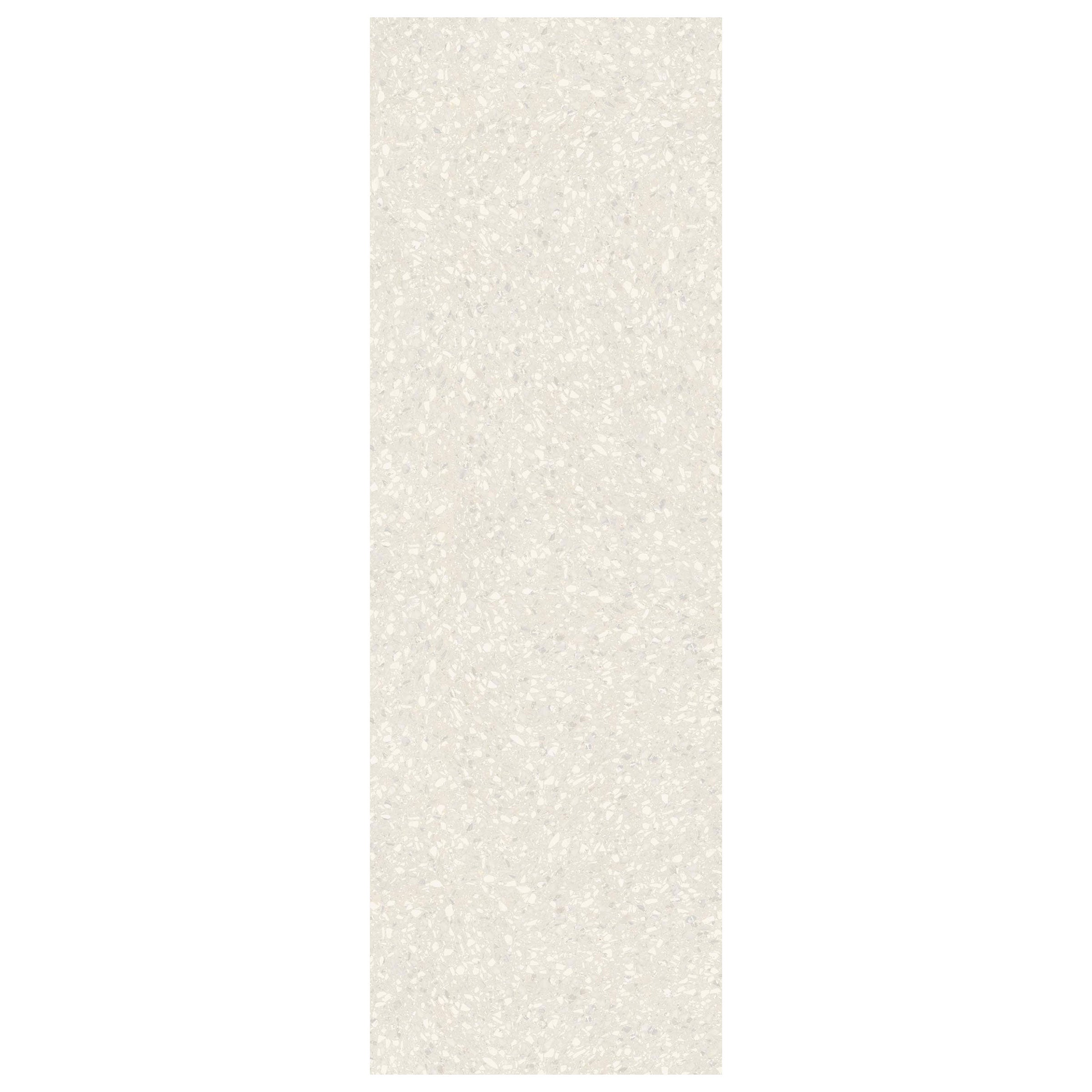 Terrazzo Allure™ Pre-Fab 32x96 Matte Porcelain Tile in Eggshell