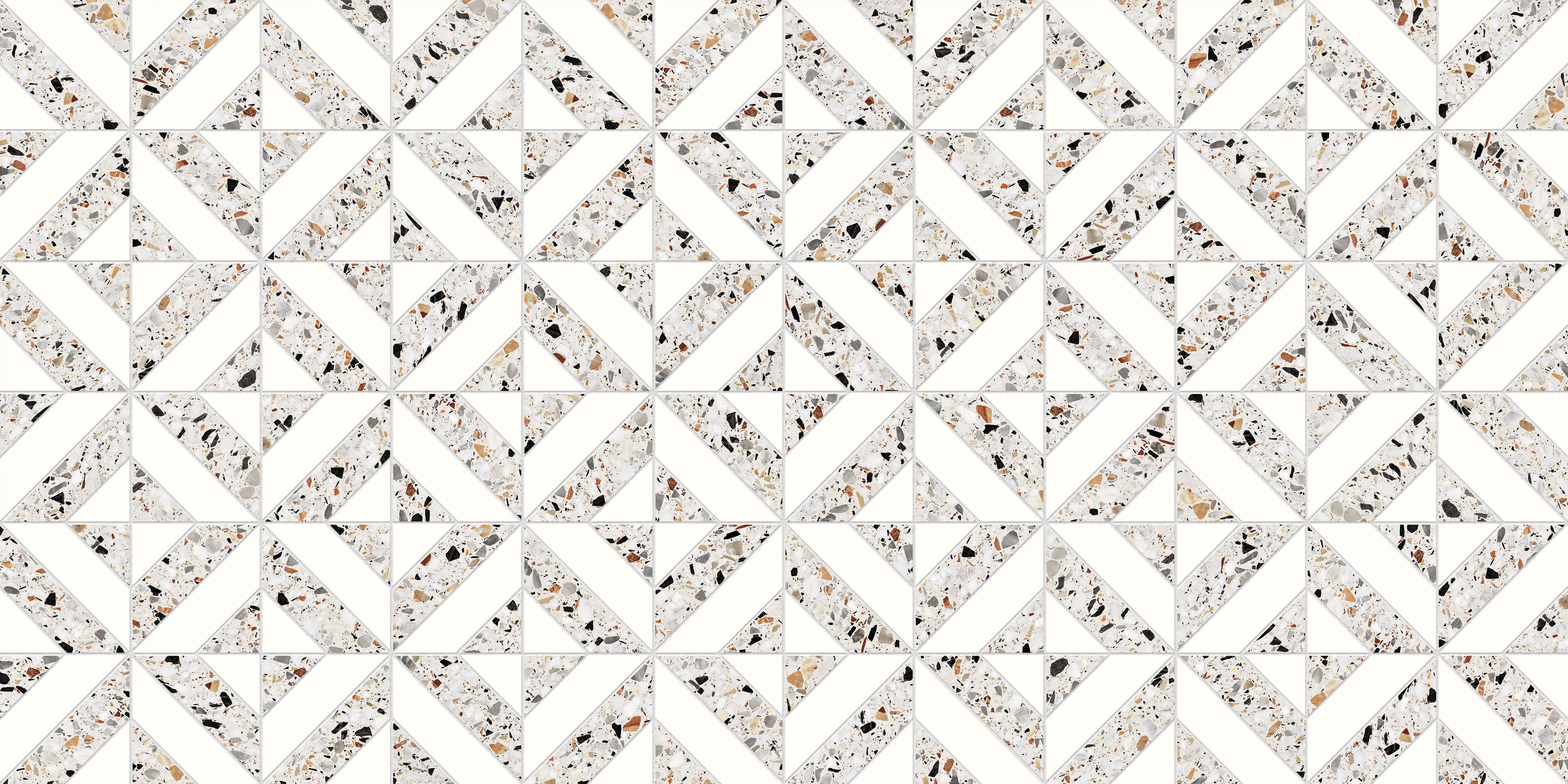 Terrazzo Allure™ 12x12 Matte Iconic Deco Porcelain Tile in Venice