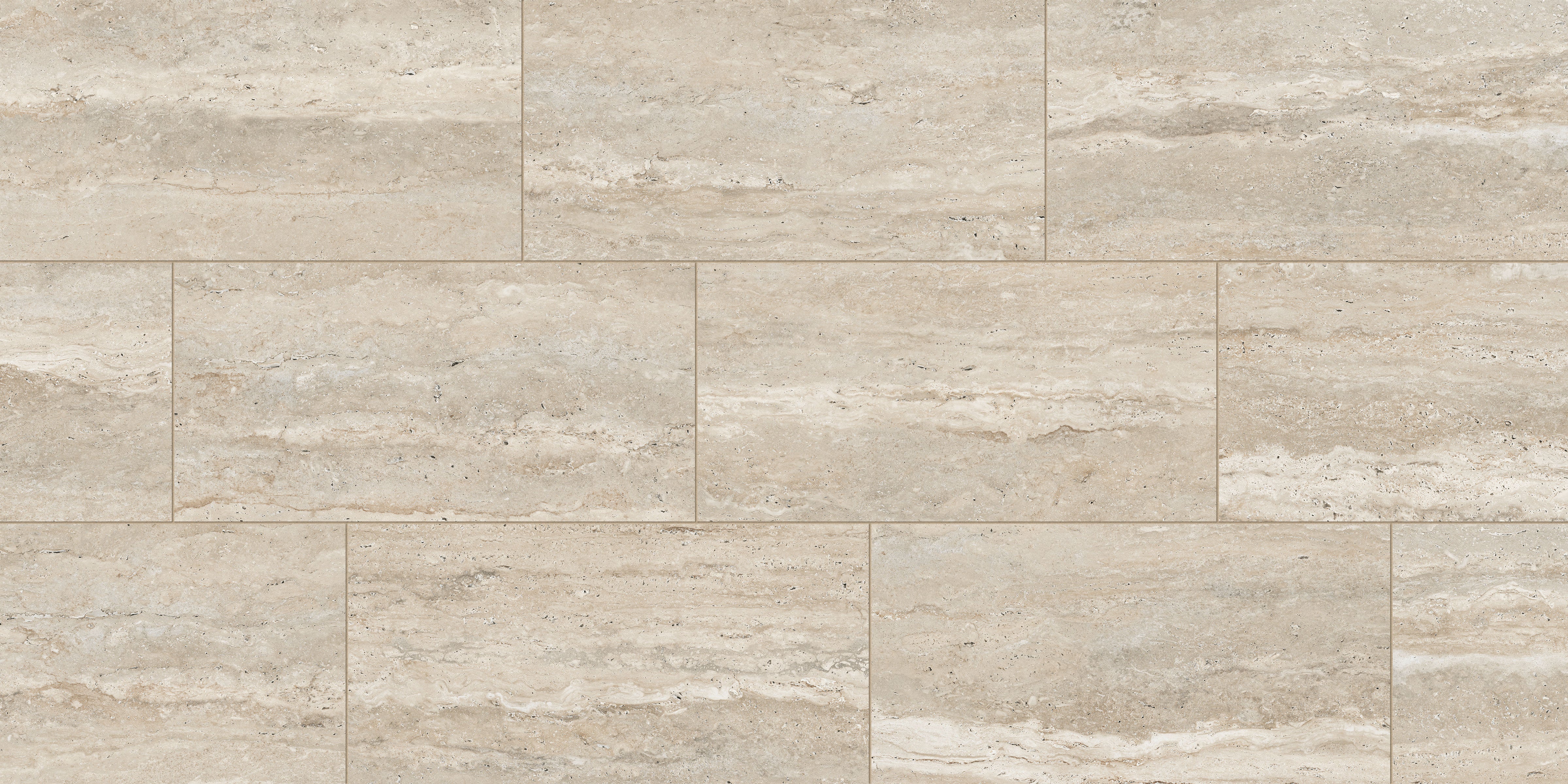 Travertine 12x24 Matte Porcelain Tile in Navona