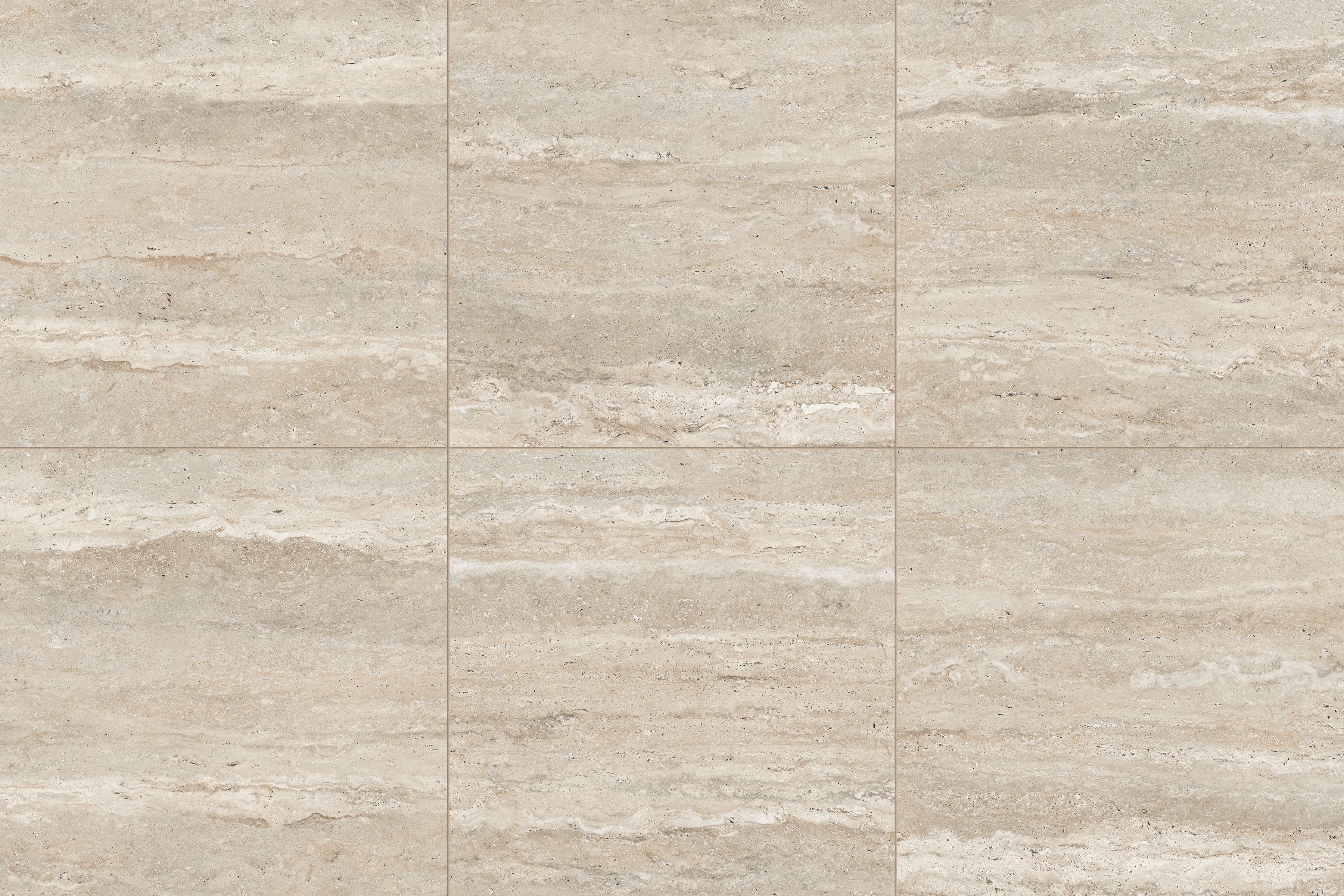 Travertine 24x24 Grip Porcelain 2CM Paver in Navona
