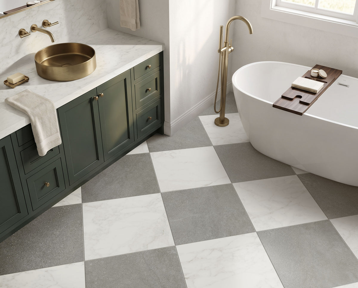 Tycoon 24x24 Matte Porcelain Tile in Storm Grey (Online Only)