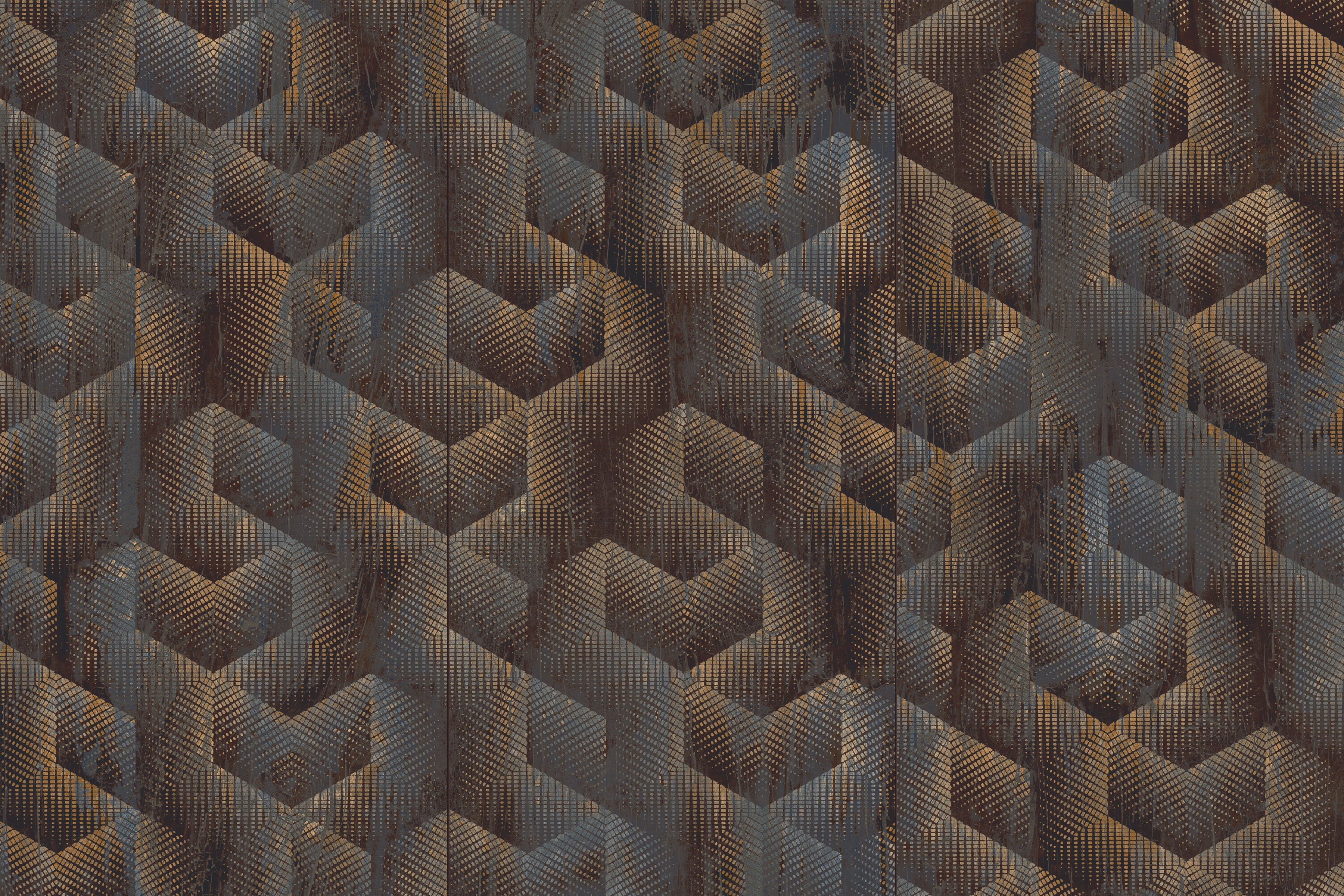 Untamed 24x48 Matte Deco 02 Porcelain Tile in Roam