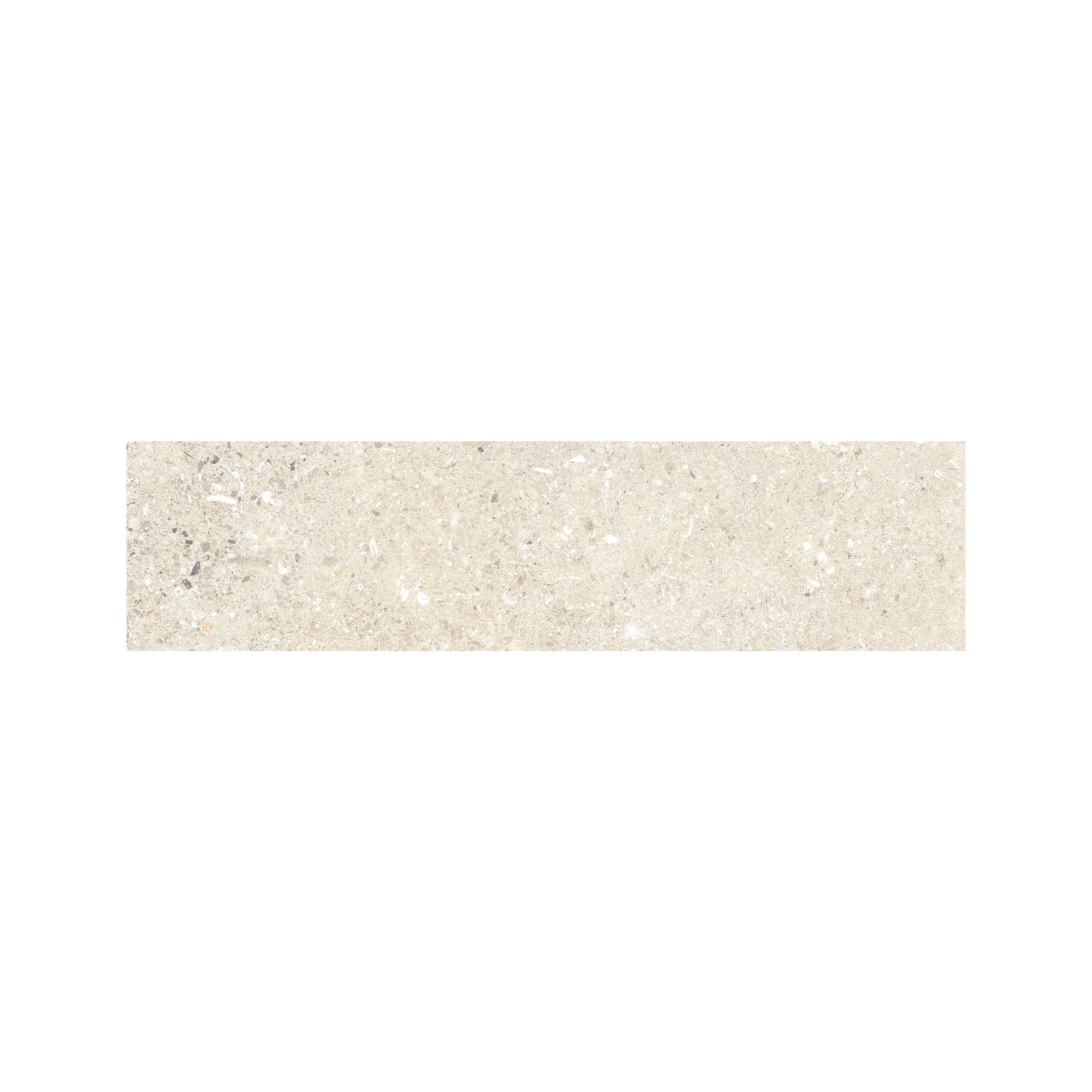 Untamed 3x12 Matte Porcelain Bullnose Tile in Wander Warm