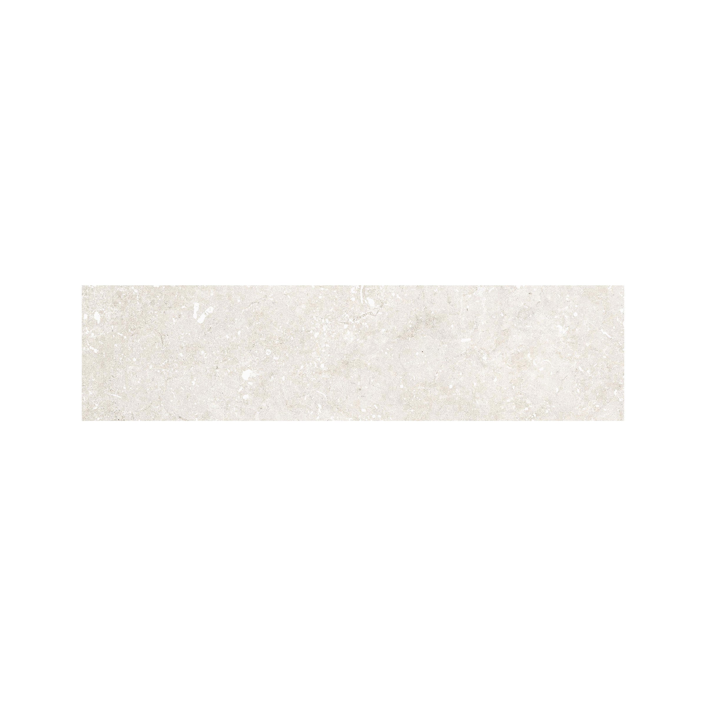 Untamed 3x12 Matte Porcelain Bullnose in Tile Wander White