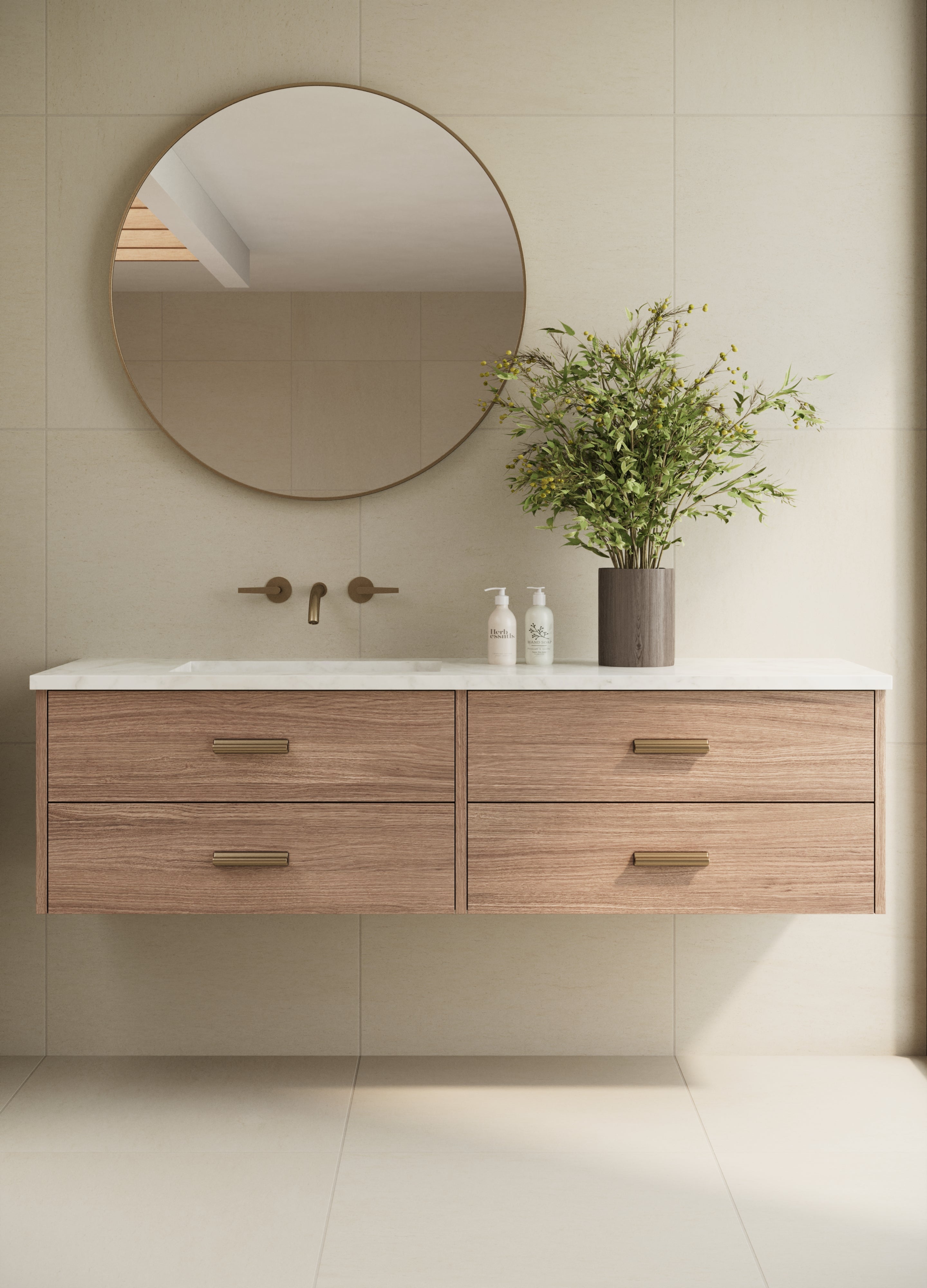 Basaltine 24x24 Matte Porcelain Tile in White